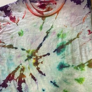 Large tye dye shirt